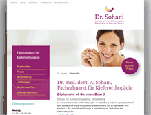 Tablet Screenshot of drsohani.de